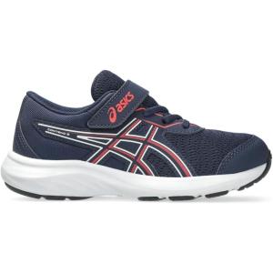 ASICS Boys Contend 9 Ps (Toddler/Little Kid)(Midnight/Flash Red)