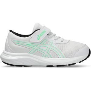 ASICS Boys Contend 9 Ps (Toddler/Little Kid)(White/New Leaf)