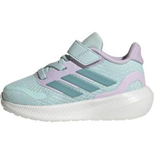adidas Baby Run Falcon 5 Elastic Lace & Strap Shoe(Halo Mint/Mint Ton/Ice Lavender)