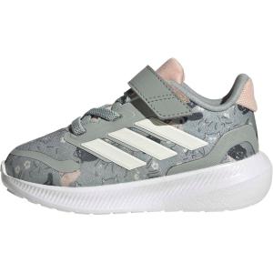 adidas Baby Run Falcon 5 Elastic Lace & Strap Shoe(Wonder Sage/Off White/Blush Pink)