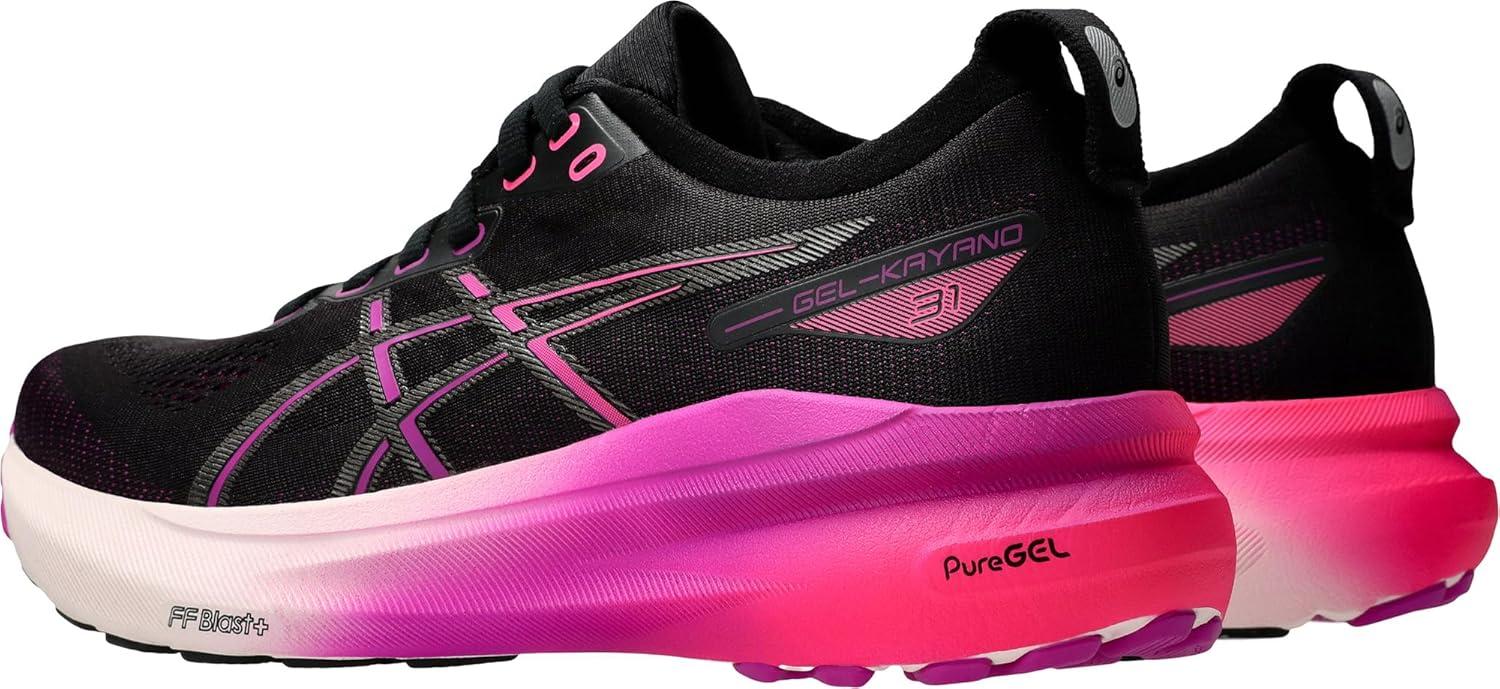 image:imageAsics Womens GelKayano 31 Running ShoesBlack Bold Magenta