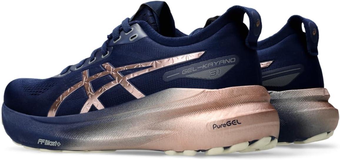 image:imageAsics Womens GelKayano 31 Running ShoesBlue ExpanseRose Gold