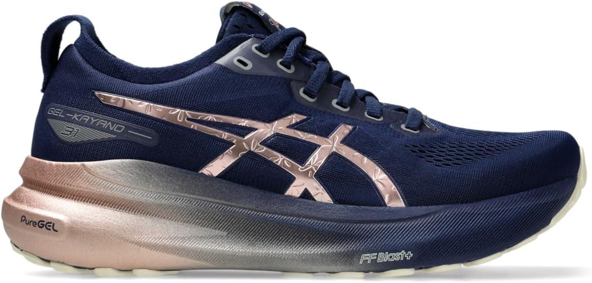 image:imageAsics Womens GelKayano 31 Running ShoesBlue ExpanseRose Gold