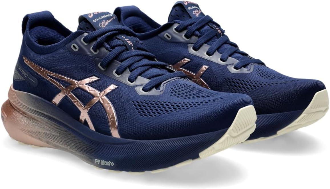 image:imageAsics Womens GelKayano 31 Running ShoesBlue ExpanseRose Gold
