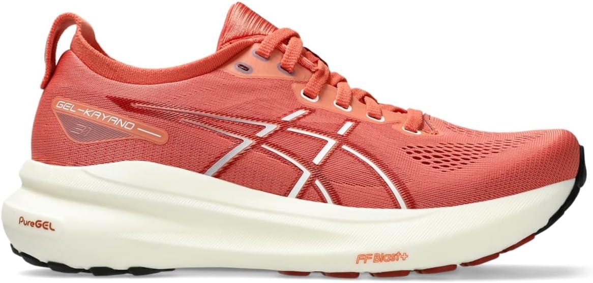 image:imageAsics Womens GelKayano 31 Running ShoesDesert RedWhite