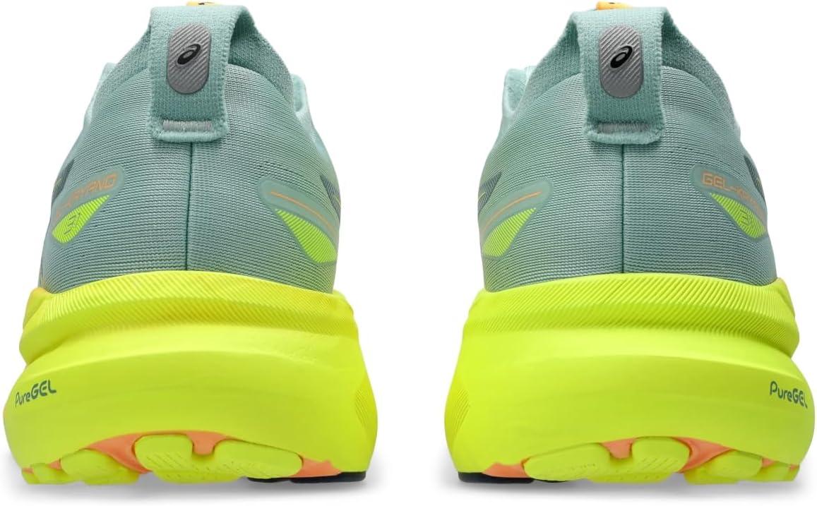 image:imageAsics Womens GelKayano 31 Running ShoesLight CeladonSafety Yellow