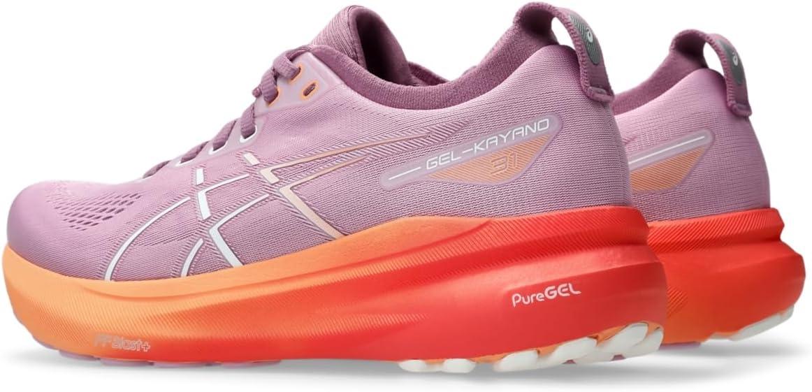 image:imageAsics Womens GelKayano 31 Running ShoesLight UbeWhite
