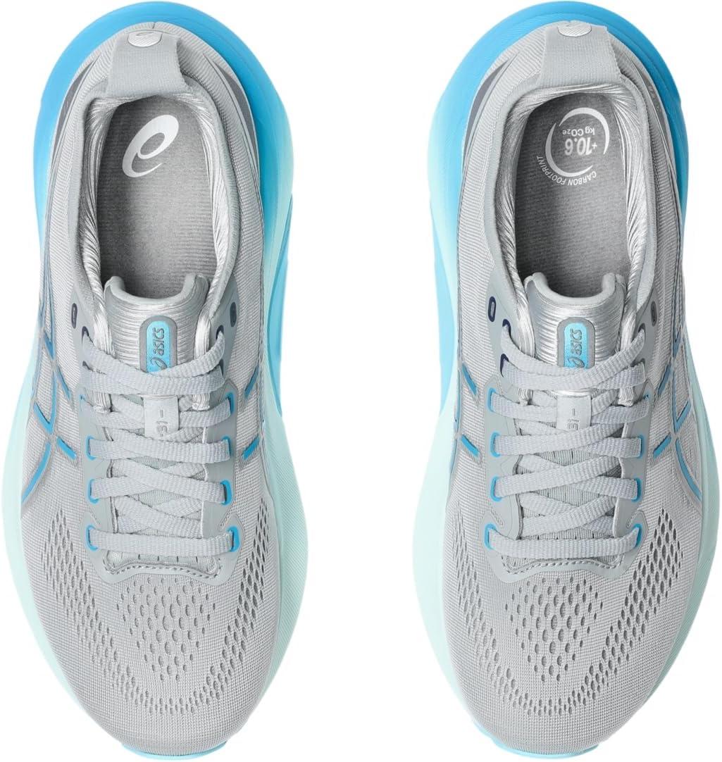 image:imageAsics Womens GelKayano 31 Running ShoesPiedmont GreyDigital Aqua