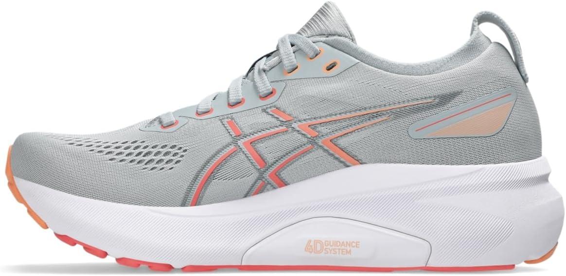 image:imageAsics Womens GelKayano 31 Running ShoesPiedmont GreyPapaya