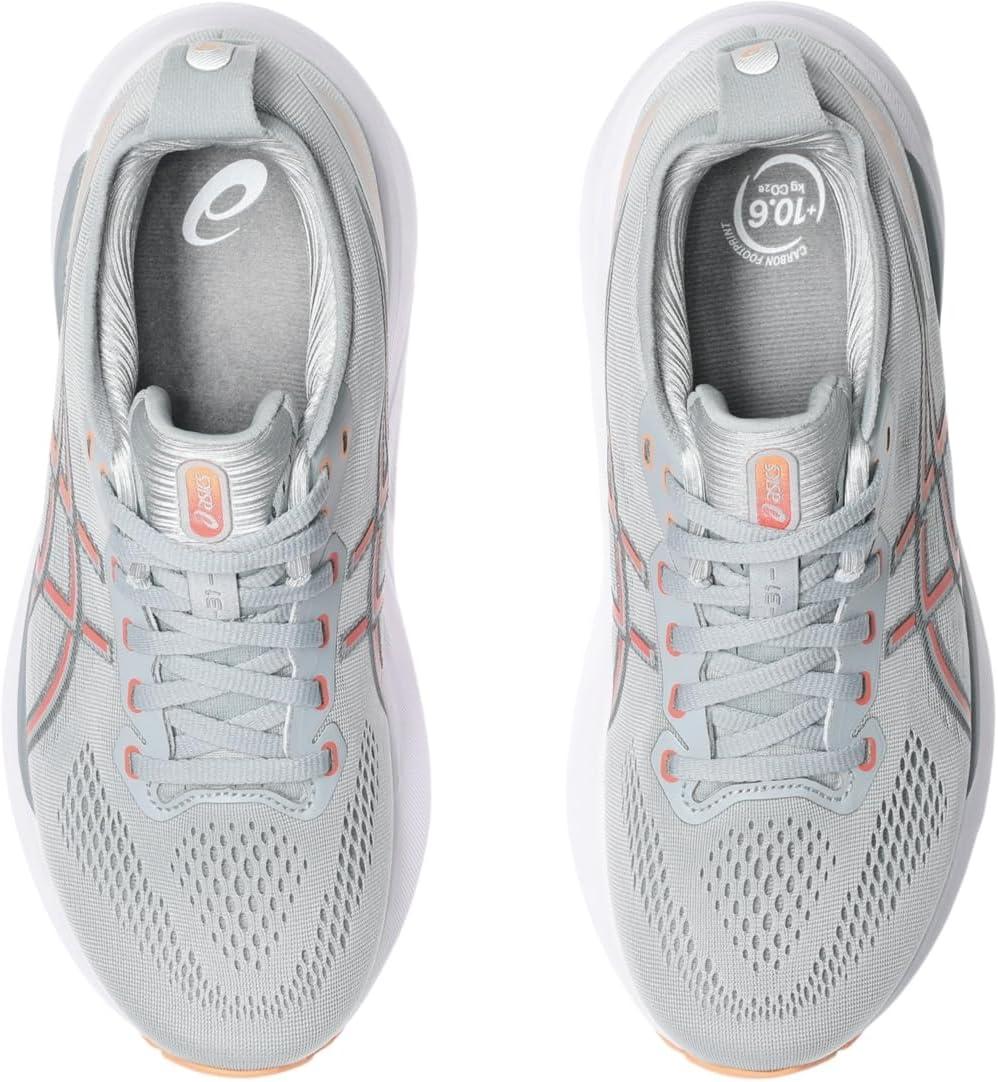 image:imageAsics Womens GelKayano 31 Running ShoesPiedmont GreyPapaya