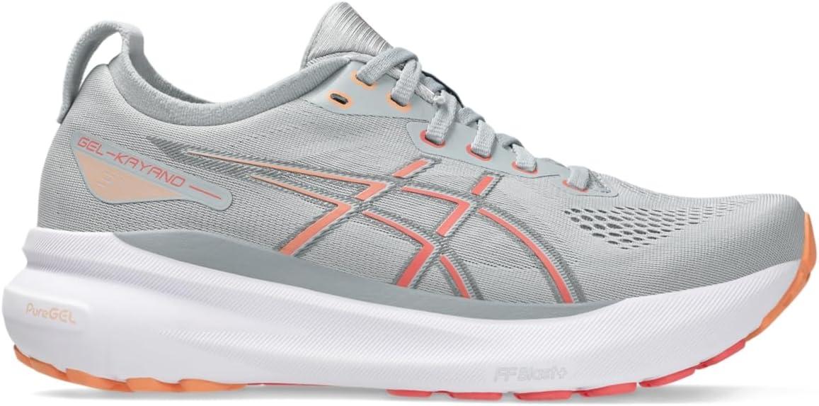 image:imageAsics Womens GelKayano 31 Running ShoesPiedmont GreyPapaya