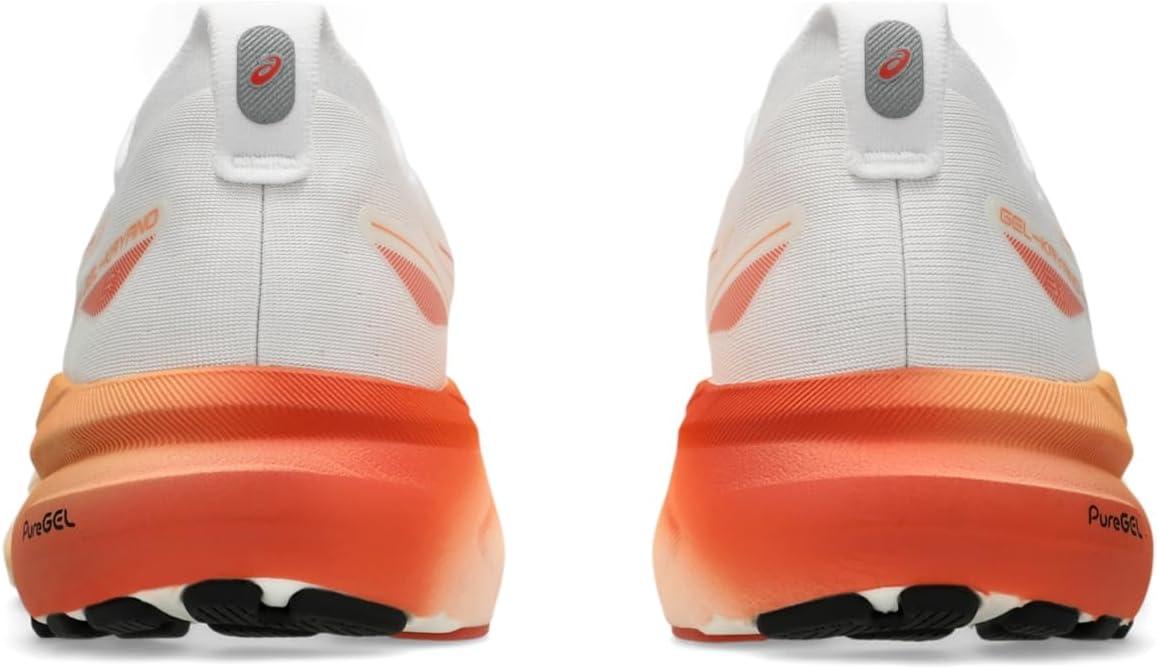 image:imageAsics Womens GelKayano 31 Running ShoesWhiteFaded Orange