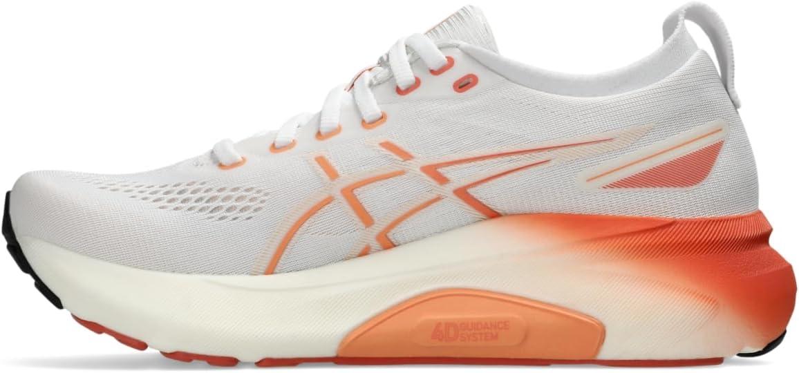 image:imageAsics Womens GelKayano 31 Running ShoesWhiteFaded Orange