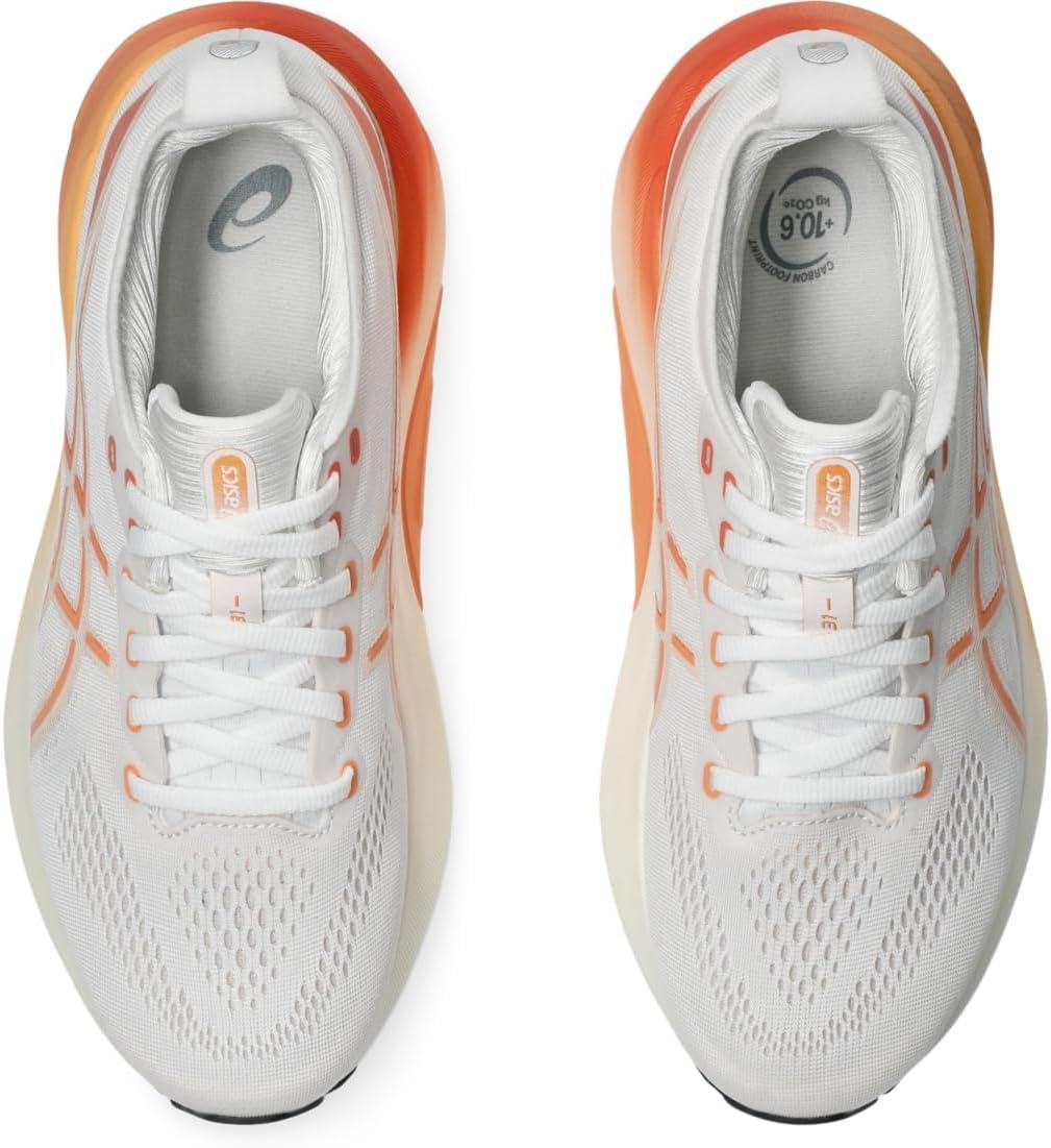 image:imageAsics Womens GelKayano 31 Running ShoesWhiteFaded Orange