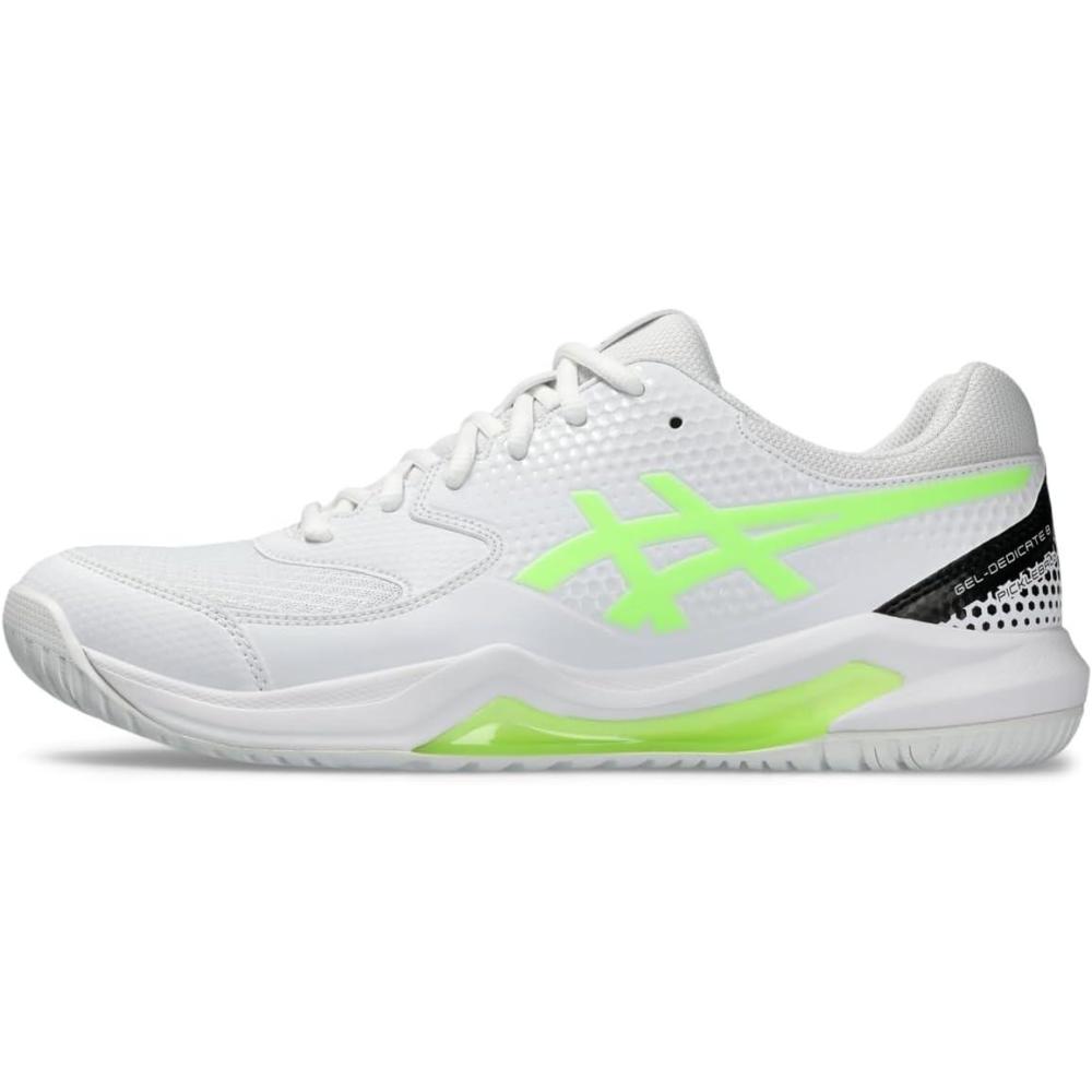 image:imageASICS Mens GelDedicate 8 Pickleball ShoesWhiteLime Burst