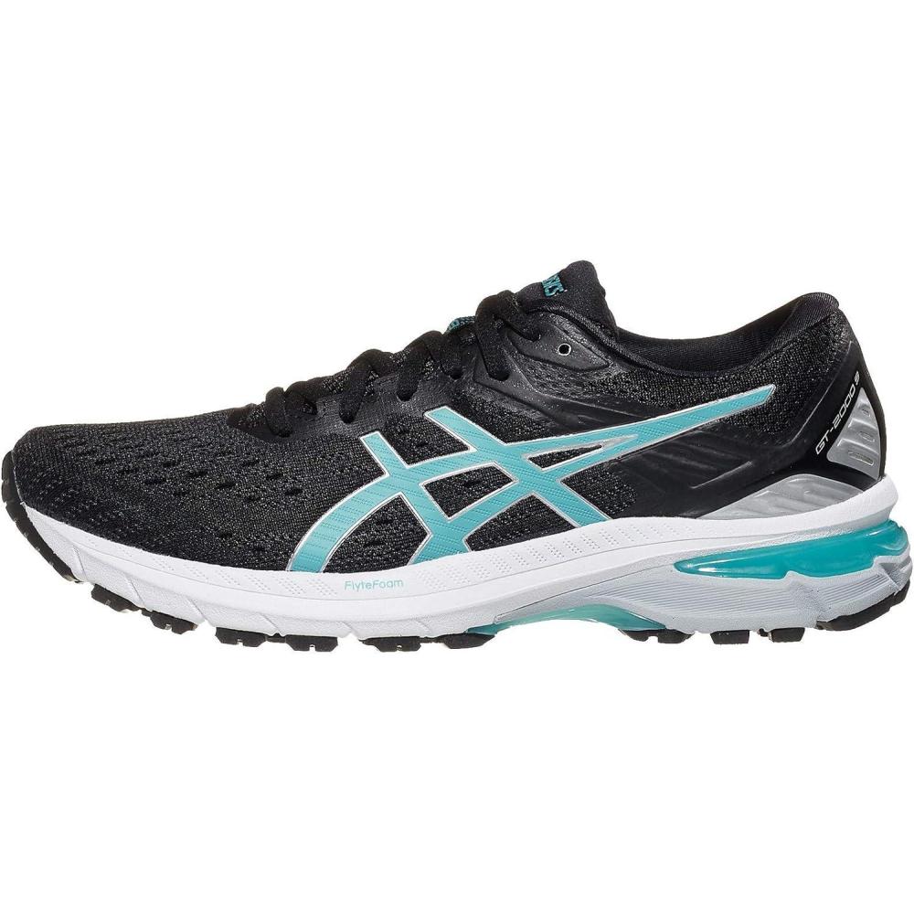 image:imageASICS Womens GT2000 9 Running ShoeBlackTechno Cyan