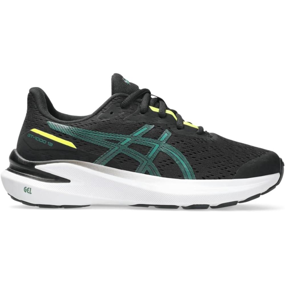 image:imageAsics Kids GT1000 13 Grade School Running ShoesBlackJasper Green