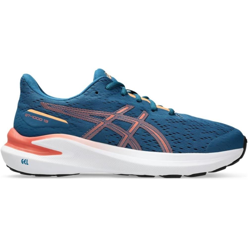 image:imageAsics Kids GT1000 13 Grade School Running ShoesRich NavyDesert Red