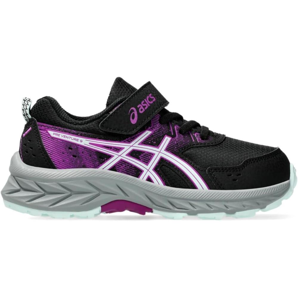 image:imageAsics Kids PRE Venture 9 PreSchool Running ShoesBlackSoothing Sea