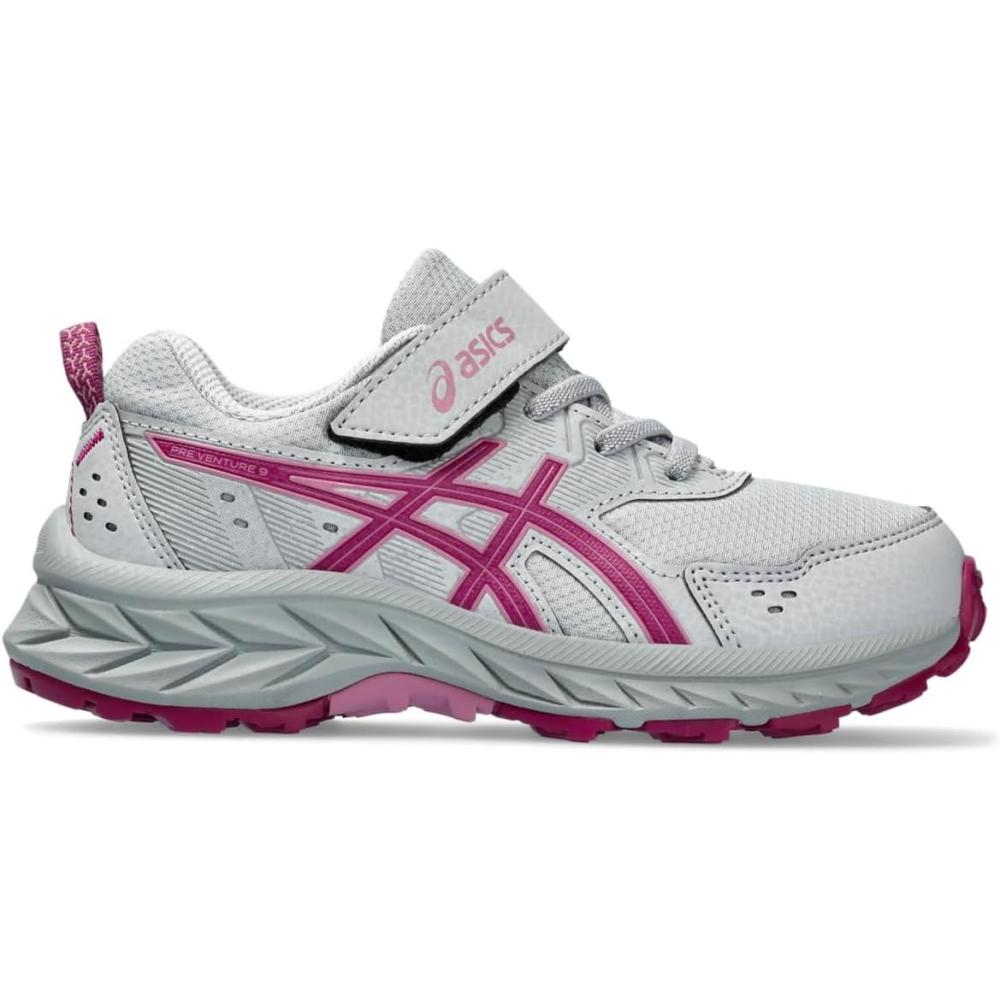 image:imageAsics Kids PRE Venture 9 PreSchool Running ShoesPiedmont GreyBlackberry