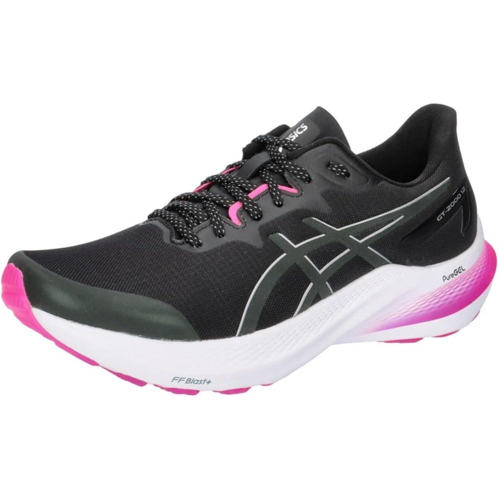 image:imageAsics Womens GT2000 12 Running ShoeBlack Pure Silver