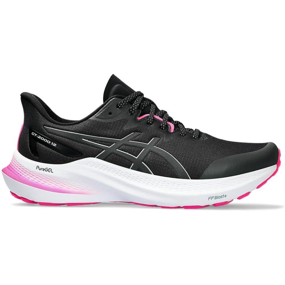 image:imageAsics Womens GT2000 12 Running ShoeBlackPure Silver