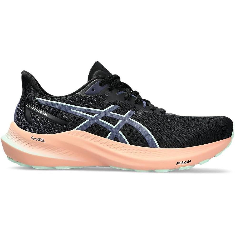 image:imageAsics Womens GT2000 12 Running ShoeBlackThunder Blue