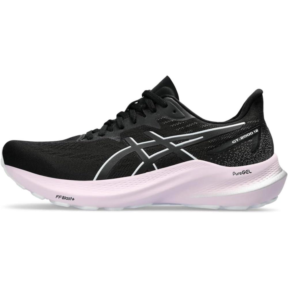 image:imageAsics Womens GT2000 12 Running ShoeBlackWhite