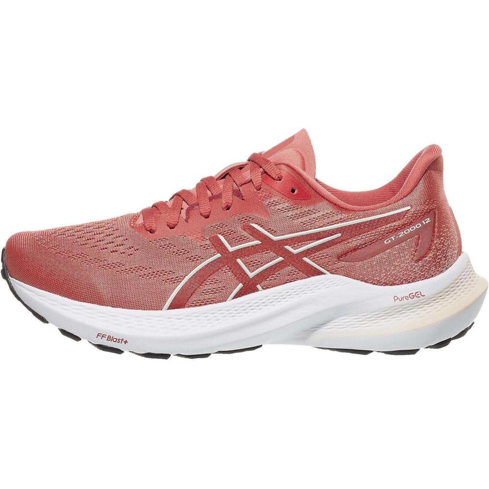 image:imageAsics Womens GT2000 12 Running ShoeLight GarnetBrisket Red