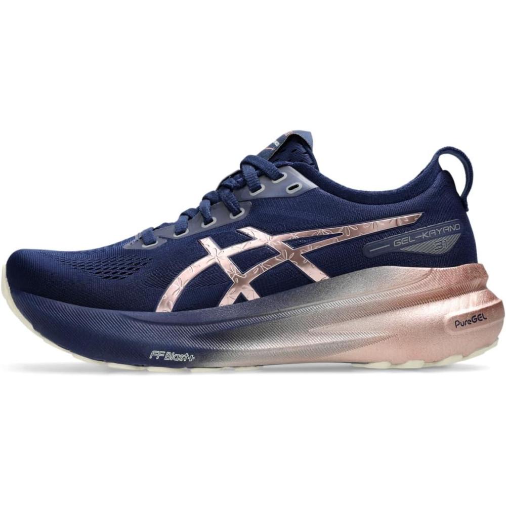 image:imageAsics Womens GelKayano 31 Running ShoesBlue ExpanseRose Gold