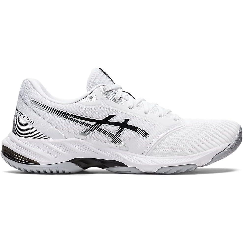 image:imageAsics Womens Netburner Ballistic FlyteFoam 3 Volleyball ShoeWhiteBlack