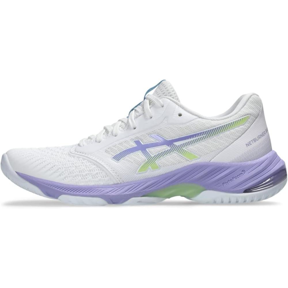 image:imageAsics Womens Netburner Ballistic FlyteFoam 3 Volleyball ShoeWhiteVapor