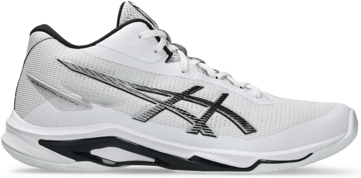 image:imageASICS Mens Netburner Ballistic FlyteFoam 4 Mid Top Volleyball Shoes 10 WhiteBlack