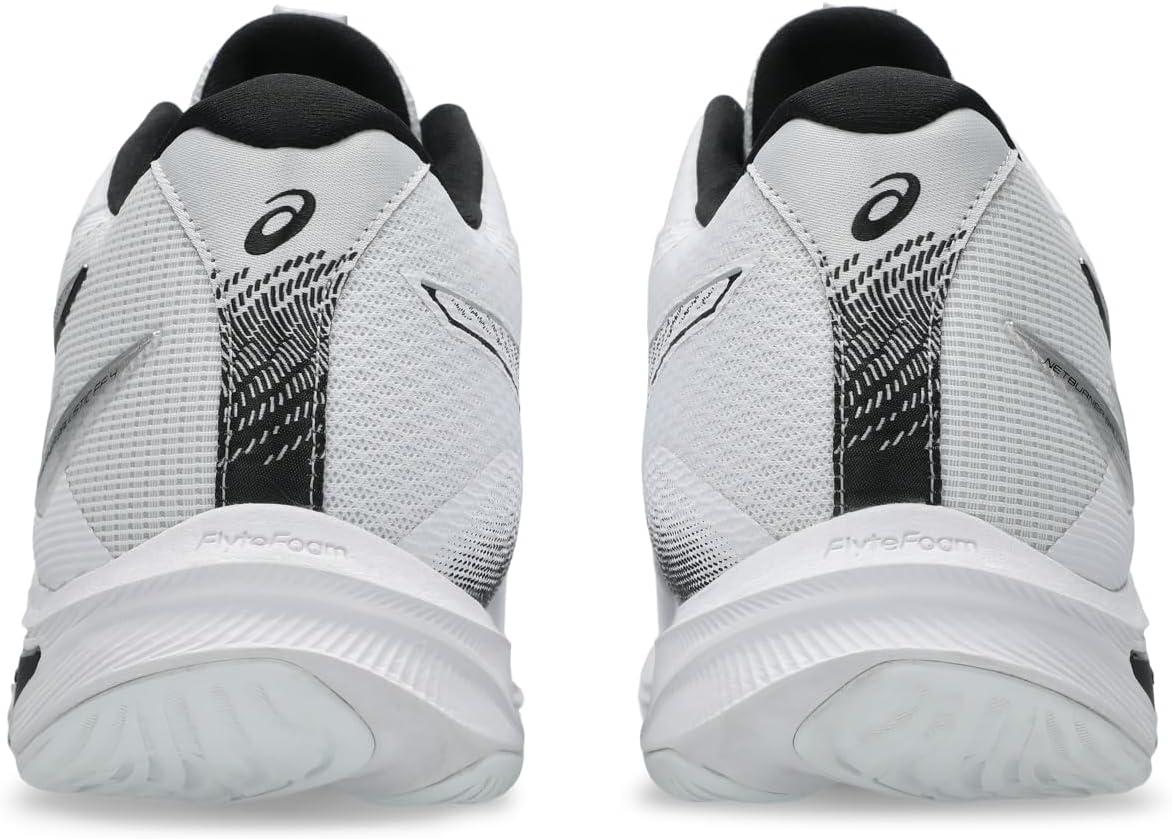 image:imageASICS Mens Netburner Ballistic FlyteFoam 4 Mid Top Volleyball Shoes 10 WhiteBlack