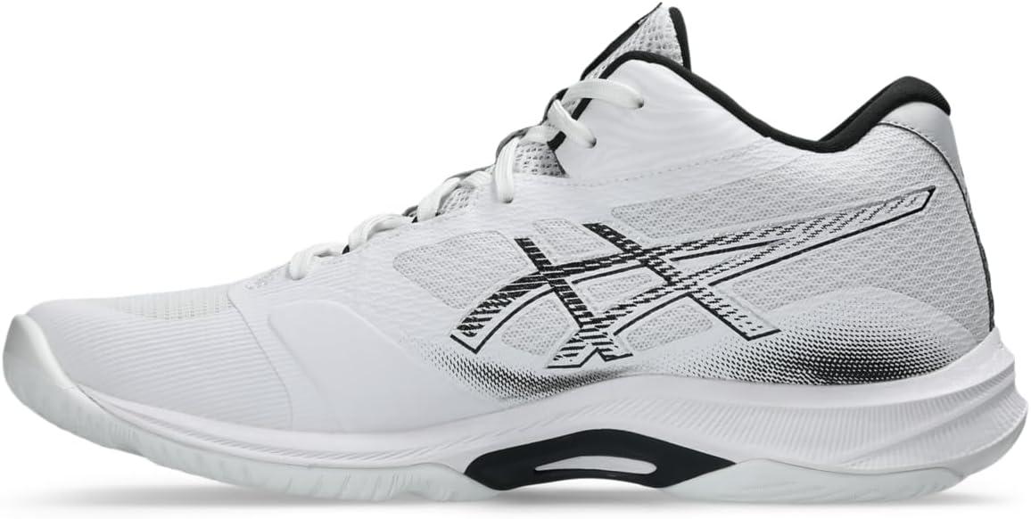 image:imageASICS Mens Netburner Ballistic FlyteFoam 4 Mid Top Volleyball Shoes 10 WhiteBlack