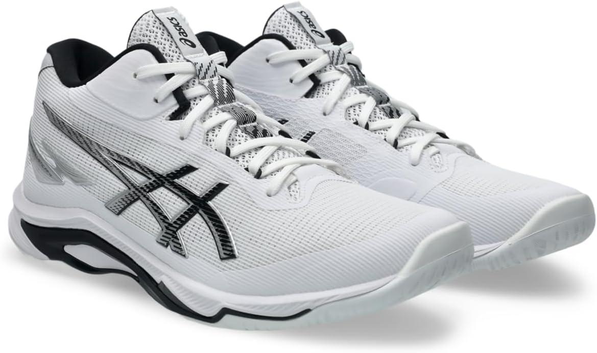 image:imageASICS Mens Netburner Ballistic FlyteFoam 4 Mid Top Volleyball Shoes 10 WhiteBlack