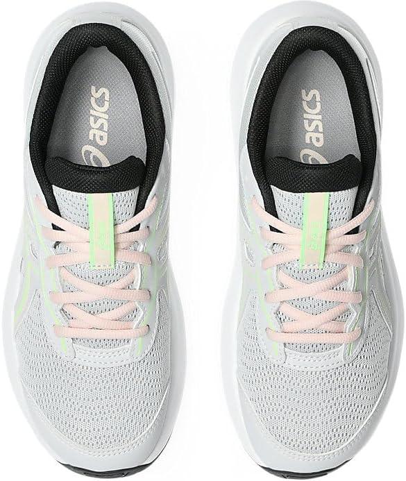 image:imageAsics Kids Contend 9 Grade School Running ShoesGlacier GreyIlluminate Green
