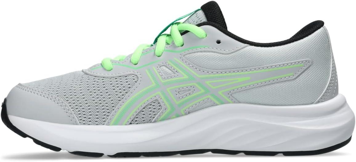 image:imageAsics Kids Contend 9 Grade School Running ShoesGlacier GreyVital Green