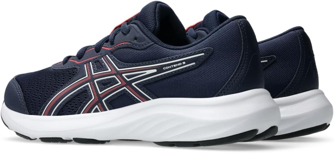 image:imageAsics Kids Contend 9 Grade School Running ShoesMidnightFlash Red
