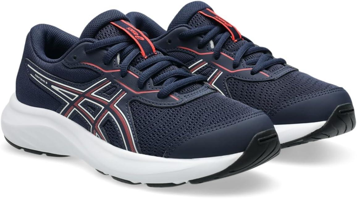 image:imageAsics Kids Contend 9 Grade School Running ShoesMidnightFlash Red