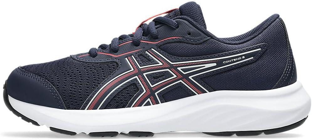 image:imageAsics Kids Contend 9 Grade School Running ShoesMidnightFlash Red