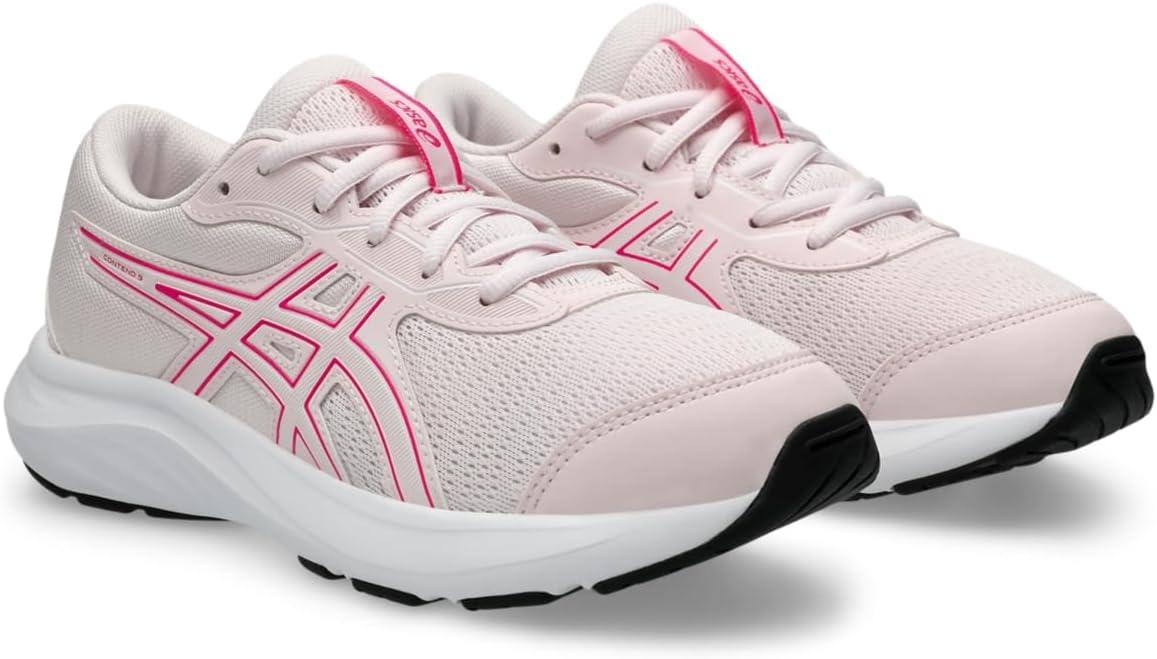 image:imageAsics Kids Contend 9 Grade School Running ShoesPale PinkWhite