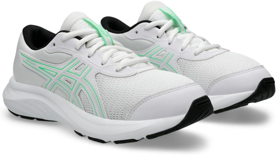 image:imageAsics Kids Contend 9 Grade School Running ShoesWhiteNew Leaf