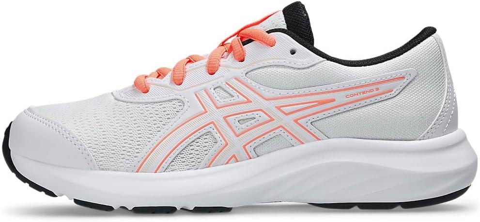 image:imageAsics Kids Contend 9 Grade School Running ShoesWhitePearl Pink