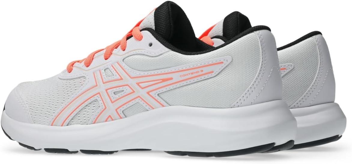 image:imageAsics Kids Contend 9 Grade School Running ShoesWhitePearl Pink