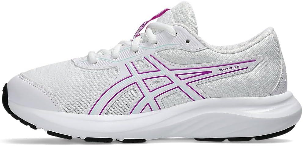 image:imageAsics Kids Contend 9 Grade School Running ShoesWhiteSoothing Sea