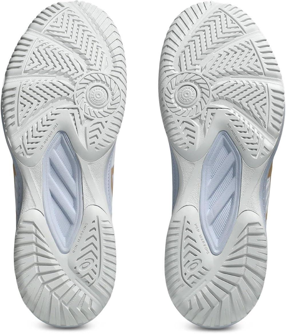 image:imageAsics Womens Upcourt 6 Volleyball Shoes103 WhiteChampagne