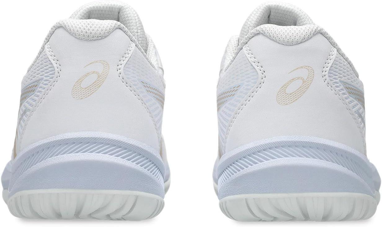 image:imageAsics Womens Upcourt 6 Volleyball Shoes103 WhiteChampagne