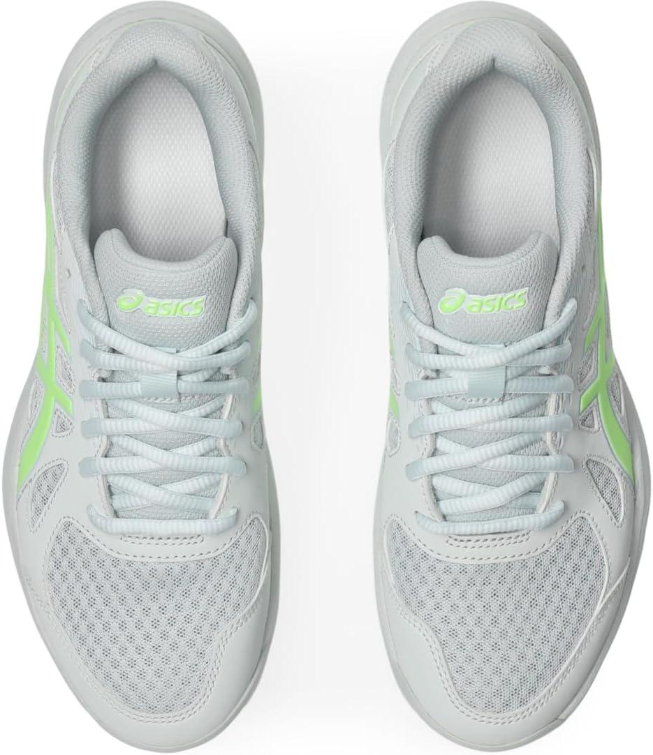 image:imageAsics Womens Upcourt 6 Volleyball ShoesArctic BlueIlluminate Green