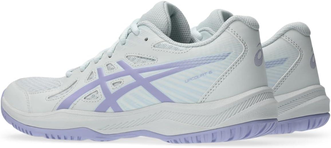 image:imageAsics Womens Upcourt 6 Volleyball ShoesArctic BlueVapor